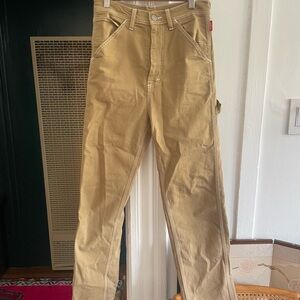 Carpenter Tan boot-Leg Pants